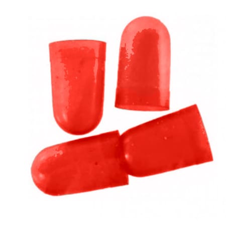 Vdo VDO Light Diffuser f/Type D Peanut Bulb - Red - 4 Pack 600-859